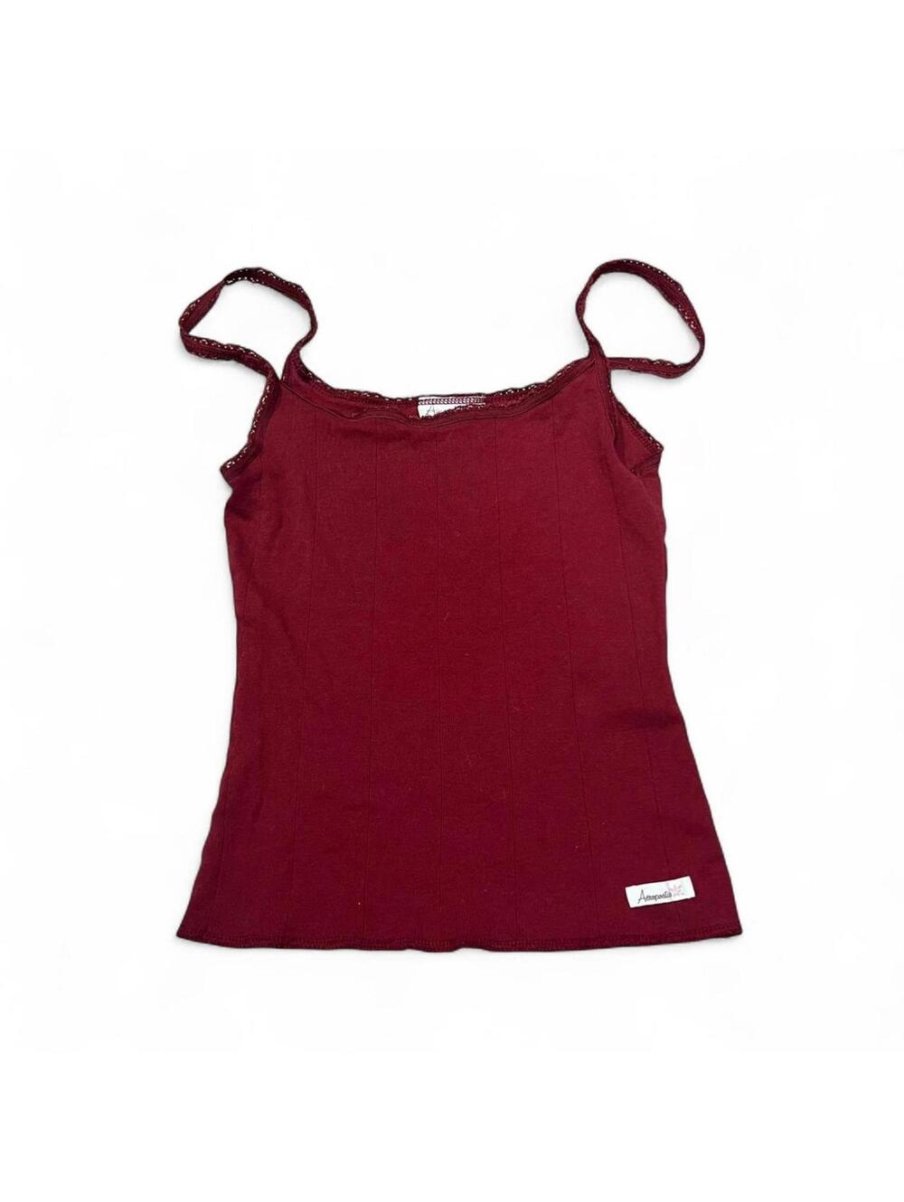 Y2k Aeropostale burgundy tank top